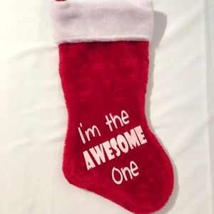 Santa Stocking “I’m the AWESOME One”